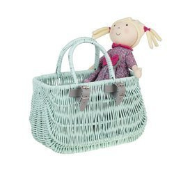 Fahrradkorb  für Kinder mint 30X16 H20/29 CM