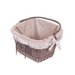 Retro Fahrradkorb Vintage Stil 46x34 H23/28 cm