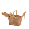 Panier pique-nique en osier avec anse 44x32 H23/42 cm
