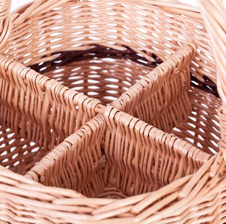 Flaschenkorb 4 29x30 H22/36 cm