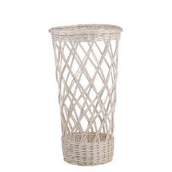 Wicker round BAGUETTE BASKET umbrella basket flower pot decorative Ø29 H55 cm
