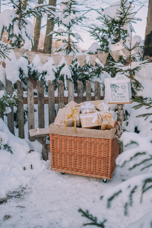 WICKER Rectangular BASKET for Firewood on WHEELS JUTE LINED handmade decorative 63x43 H46/52 cm