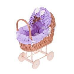 LULU Puppenwagen / ein Bett für Puppen / Puppenbett 55X30 H57 CM