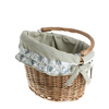 Naturfarbiger Fahrradkorb 40x33 H22/30 CM