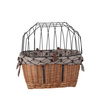  Panier vélo avec grille de protection 43x33 H22/42 cm 