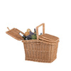 Panier pique-nique en osier avec anse 44x32 H23/42 cm