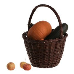 Gartenkorb aus Weide Ø33 H25/40 CM