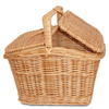 Panier pique-nique en osier avec anse 40x40 H30/42  CM