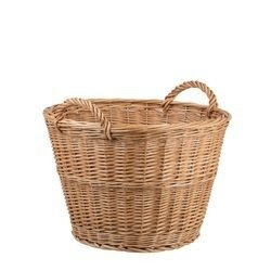 Panier en osier ronde naturel Ø50 H35 CM