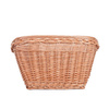 WICKER BIKE BASKET BIKE ACCESSORIES HANDMADE 46X34 H23/28 CM