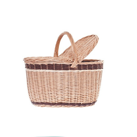 Picknickkorb aus Weide 42x32 H24/40 cm