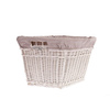 RECTANGULAR LARGE BASKET FOR WICKER TOYS ROOMY WICKER BASKET FOR WOOD LINED 52X43 H30 CM