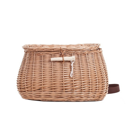 FISHING WICKER BASKETS FOR FISH OR FISHING ACCESSORIES BIKE BASKET HANDMADE 35X17 H19 CM