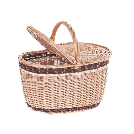 Picknickkorb aus Weide 42x32 H24/40 cm