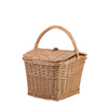 Panier pique-nique en osier avec anse 40x40 H30/42 CM