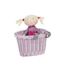 Fahrradkorb  für Kinder rosa 27X22 H17 CM