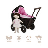 LILI Dunkelbrauner Puppenwagen aus Weide 55X30 H45 CM