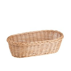 WICKER KITCHEN STORAGE BASKET FLOWER POT BALCONY BASKET decorative 48x26 H14 cm