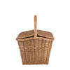 Panier pique-nique en osier avec anse 40x40 H30/42 CM