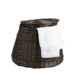 Pouf de Rangement Coffre de Rangement Ø30/40 H33 CM