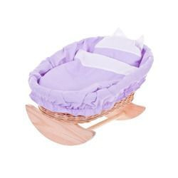 Mimi Schaukelbett Puppenwagen 46X28 H 20/25 CM