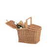 Panier pique-nique en osier avec anse 44x32 H23/42 cm