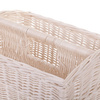 Zeitungskorb in Beige 41x29 H24/26 cm