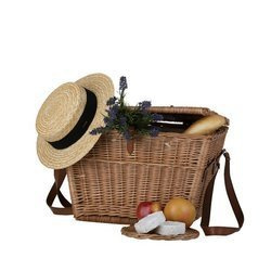 Picknickkorb aus Weide XXL 47x33 H30 CM