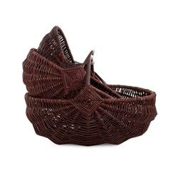 Gartenkorb aus Weide / Obstkorb 46x31 H17/30 cm