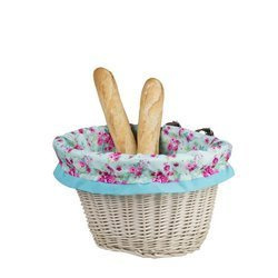 Fahrradkorb in Beige 35X30 H23 CM