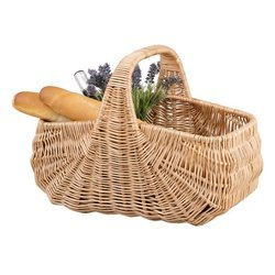 Einkaufskorb aus Weide 50X32 H25/36 CM