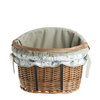 Naturfarbiger Fahrradkorb 40x33 H22/30 CM