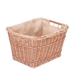 Panier à linge en osier naturel 52X43 H30 CM