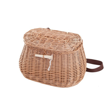 FISHING WICKER BASKETS FOR FISH OR FISHING ACCESSORIES BIKE BASKET HANDMADE 35X17 H19 CM