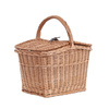 Panier pique-nique en osier avec anse 42x26 H24/38 CM