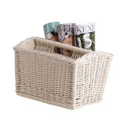 Zeitungskorb in Beige 41x29 H24/26 cm