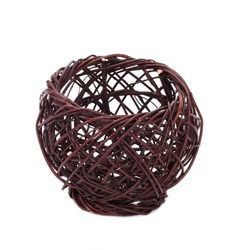 Panier rond en osier brut non écorcé BOUGIE Ø30 H19 CM