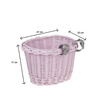 Fahrradkorb  für Kinder rosa 27X22 H17 CM